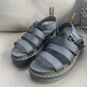 Dr. Martens Black Sandals